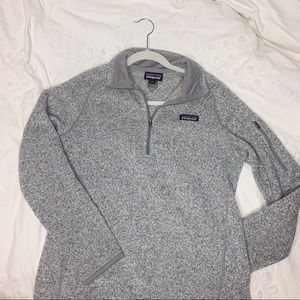 patagonia 1/4 zip fleece jacket